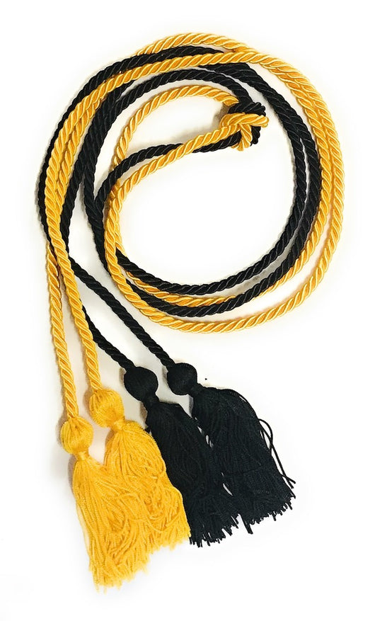 67inch Graduation Honor Cords, 4Pcs Graduation Cords Tassel Ropes, Black  Gold