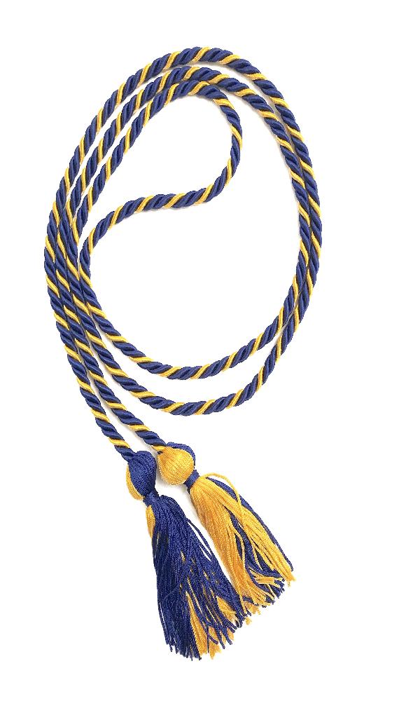 Royal Blue Bright Gold Red Honor Cords